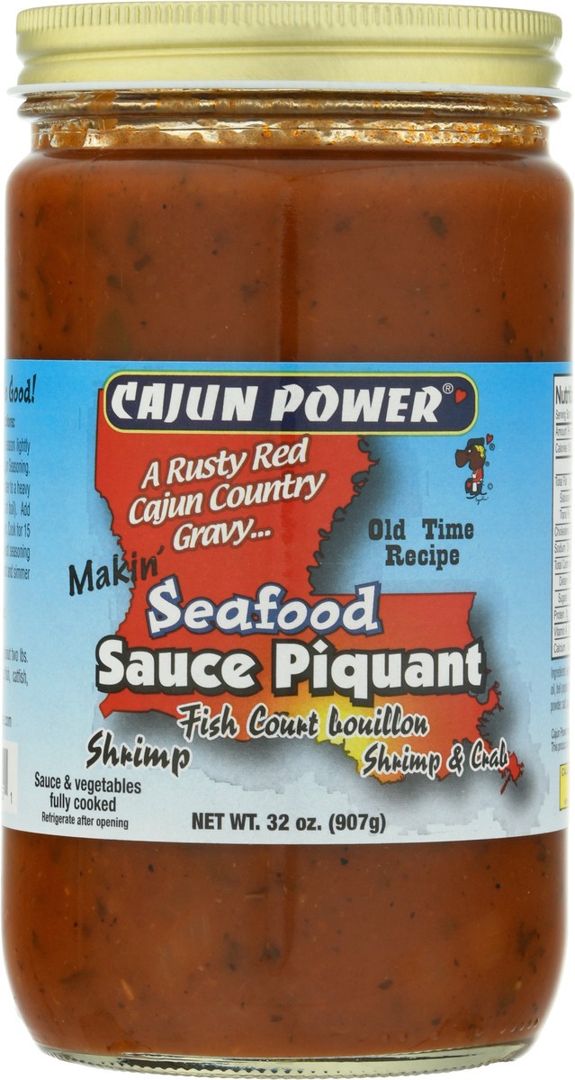 slide 4 of 12, Cajun Power Makin' Seafood Sauce Piquant, 36 oz