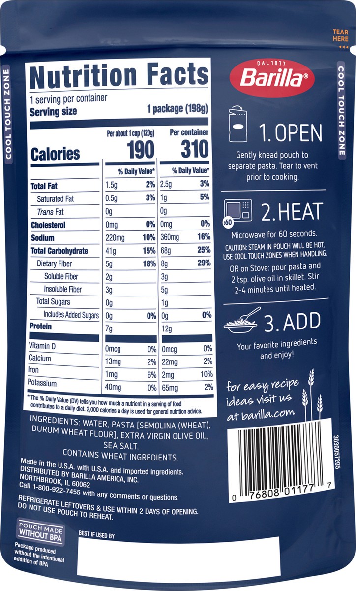 slide 4 of 5, Barilla Ready Pasta Penne 7 oz, 7 oz