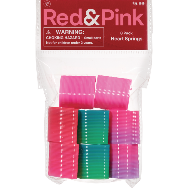 slide 1 of 1, RED AND PINK Heart Springs, 1 ct