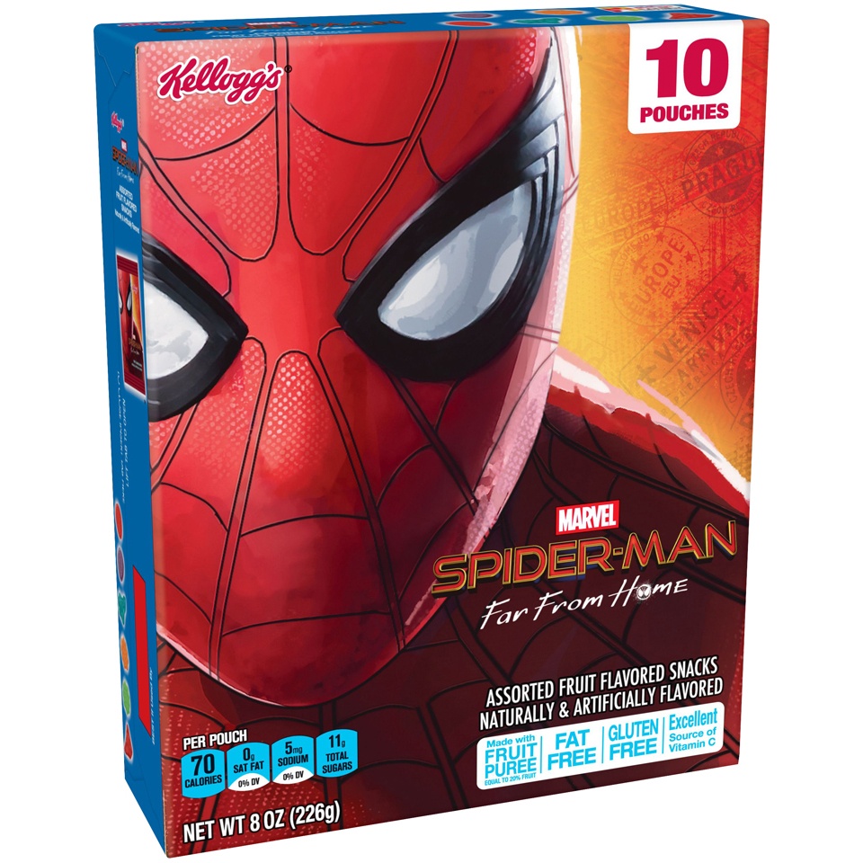 slide 3 of 4, Kellogg's Spider-Man Fruit Snacks, 10 ct
