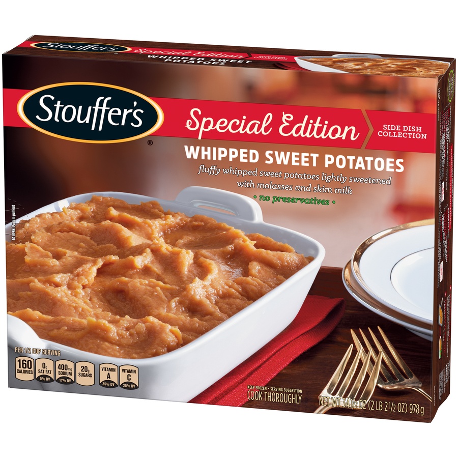 slide 3 of 8, Stouffer's Stf Holiday Whip Sweet Potato, 1 ct