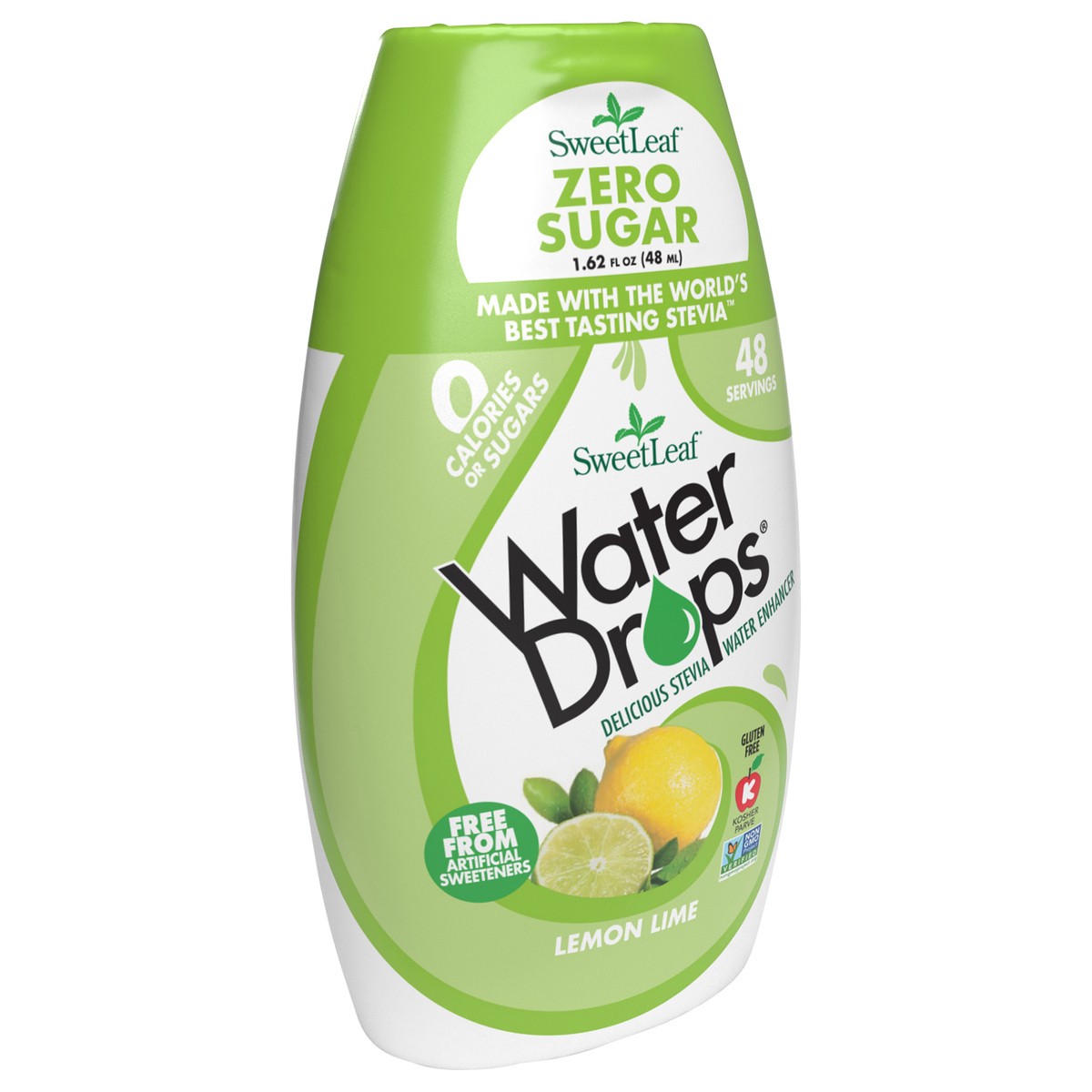 slide 4 of 10, Sweet Leaf Stevia Lemon Lime Water Drops, 1.62 fl oz