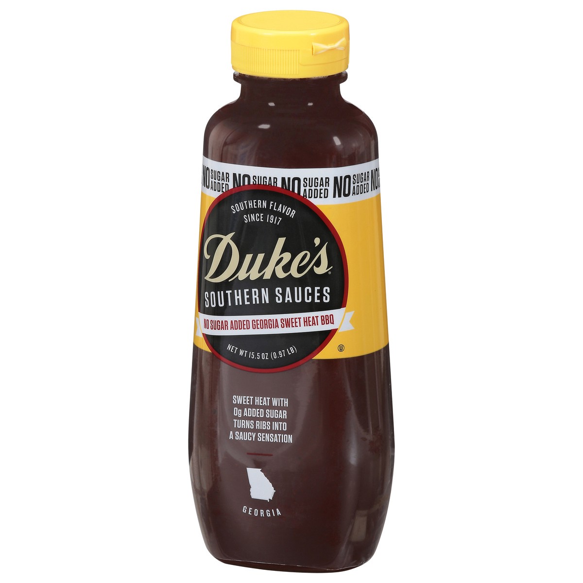 slide 3 of 12, Duke's No Sugar Added Georgia Sweet Heat BBQ Southern Sauces 15.5 oz, 15.5 oz