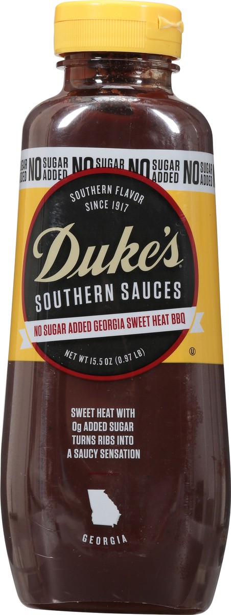 slide 6 of 12, Duke's No Sugar Added Georgia Sweet Heat BBQ Southern Sauces 15.5 oz, 15.5 oz