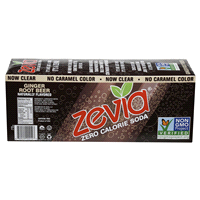 slide 21 of 21, Zevia Zero Calorie Soda Ginger Rootbeer - 10 ct, 10 ct; 12 fl oz