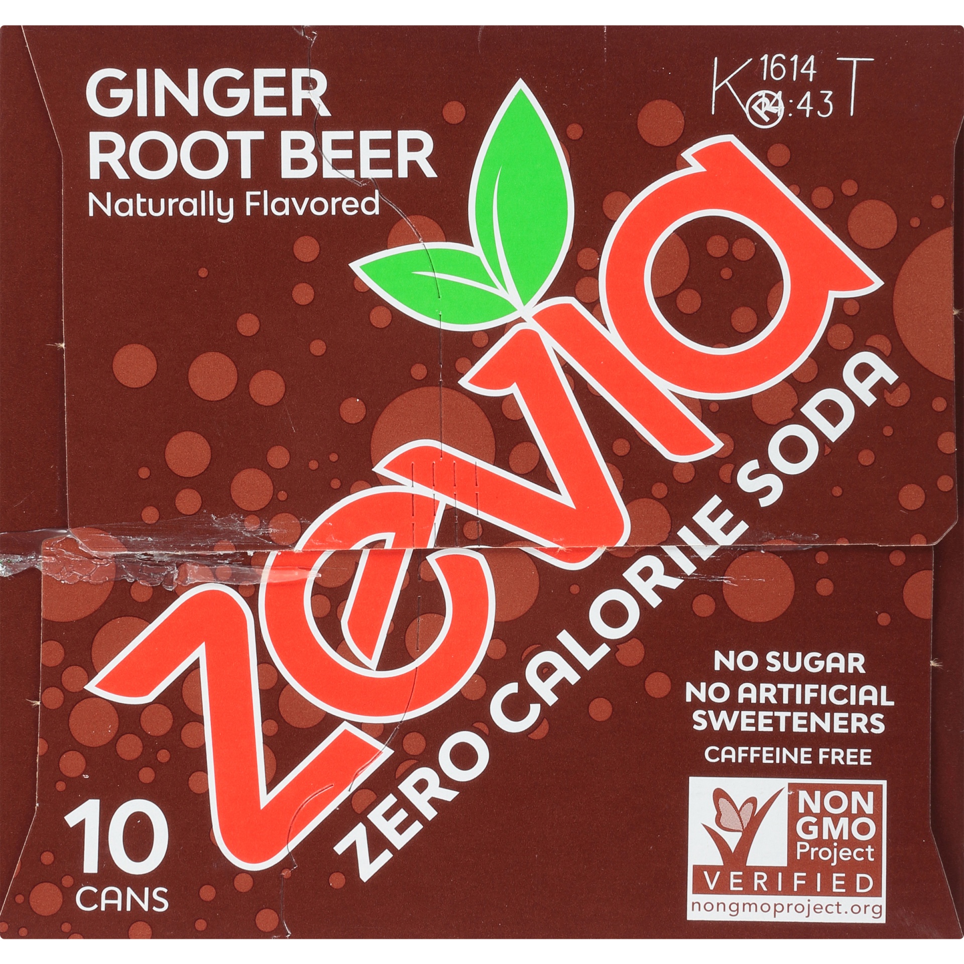 slide 5 of 8, Zevia Zero Calorie Ginger Root Beer Soda, 10 ct; 12 fl oz