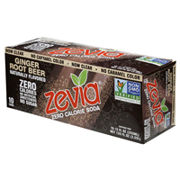 slide 18 of 21, Zevia Zero Calorie Soda Ginger Rootbeer - 10 ct, 10 ct; 12 fl oz