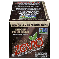 slide 11 of 21, Zevia Zero Calorie Soda Ginger Rootbeer - 10 ct, 10 ct; 12 fl oz