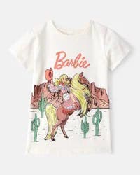 Carter's Carters Kid Mattel Barbie Western Cowgirl Short-Sleeve Graphic Tee - White White 6-6X
