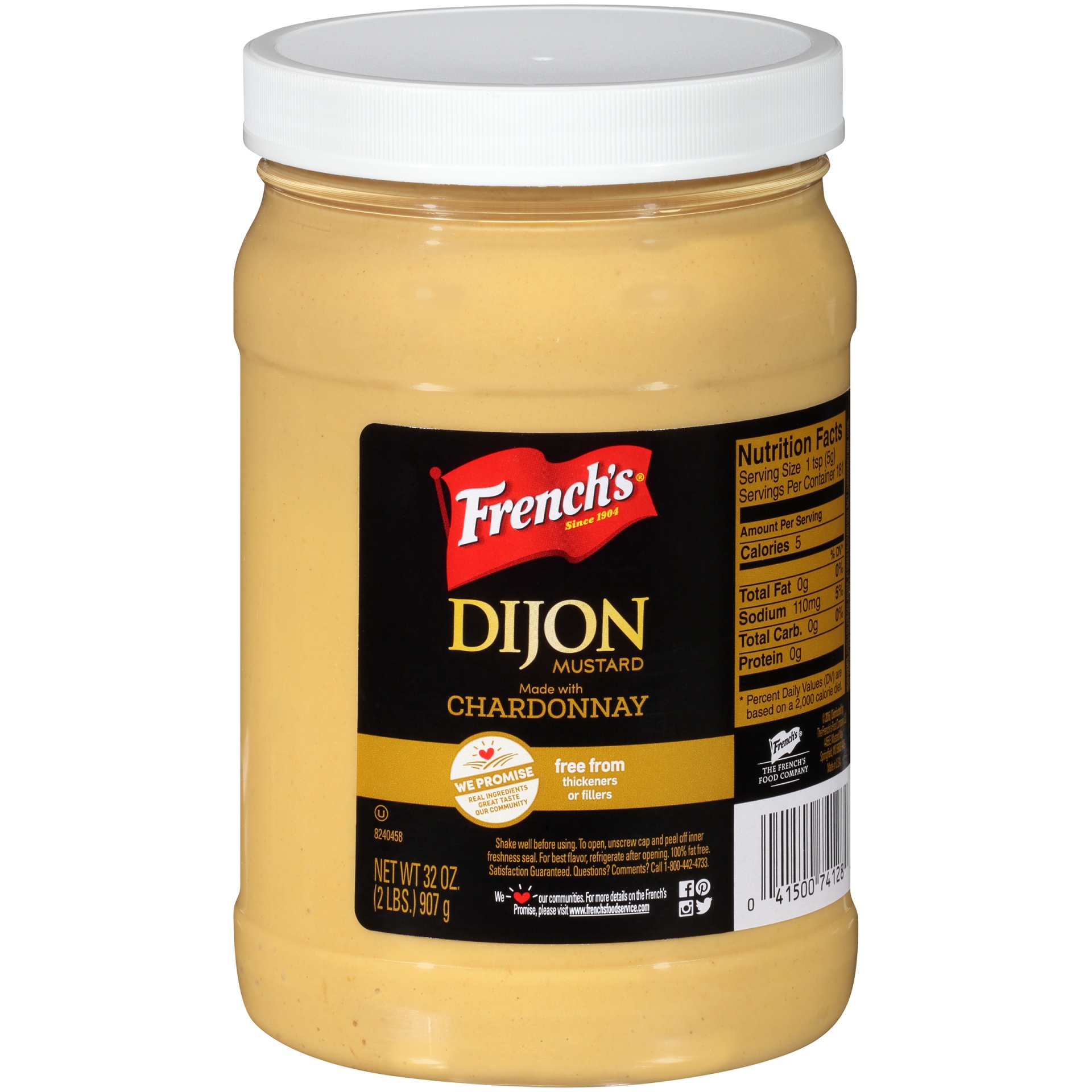 slide 1 of 6, French's Dijon Mustard, 32 oz