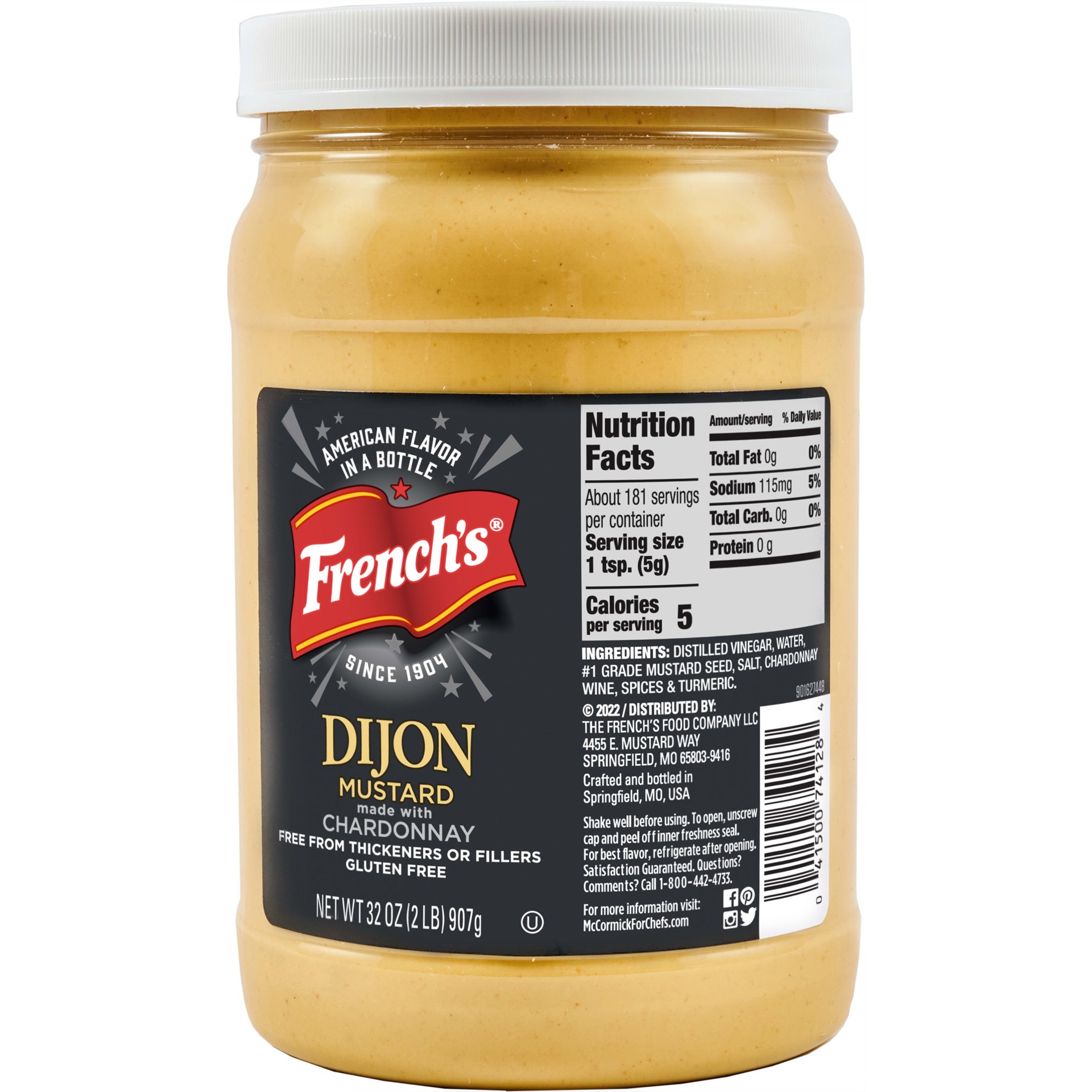 slide 1 of 5, French's Dijon Mustard, 32 oz, 32 oz