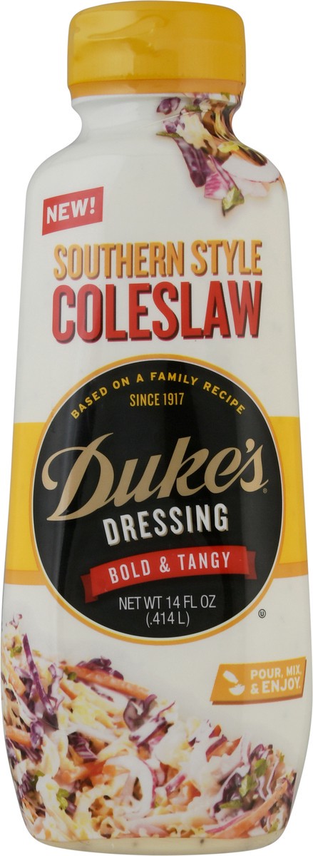 slide 8 of 12, Duke's Southern Style Coleslaw Bold & Tangy Dressing 14 fl oz, 14 fl oz