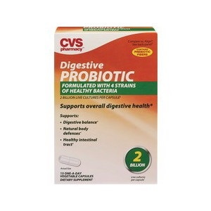 slide 1 of 1, CVS Health Digestive Probiotic Capsules, 15ct, 15 ct