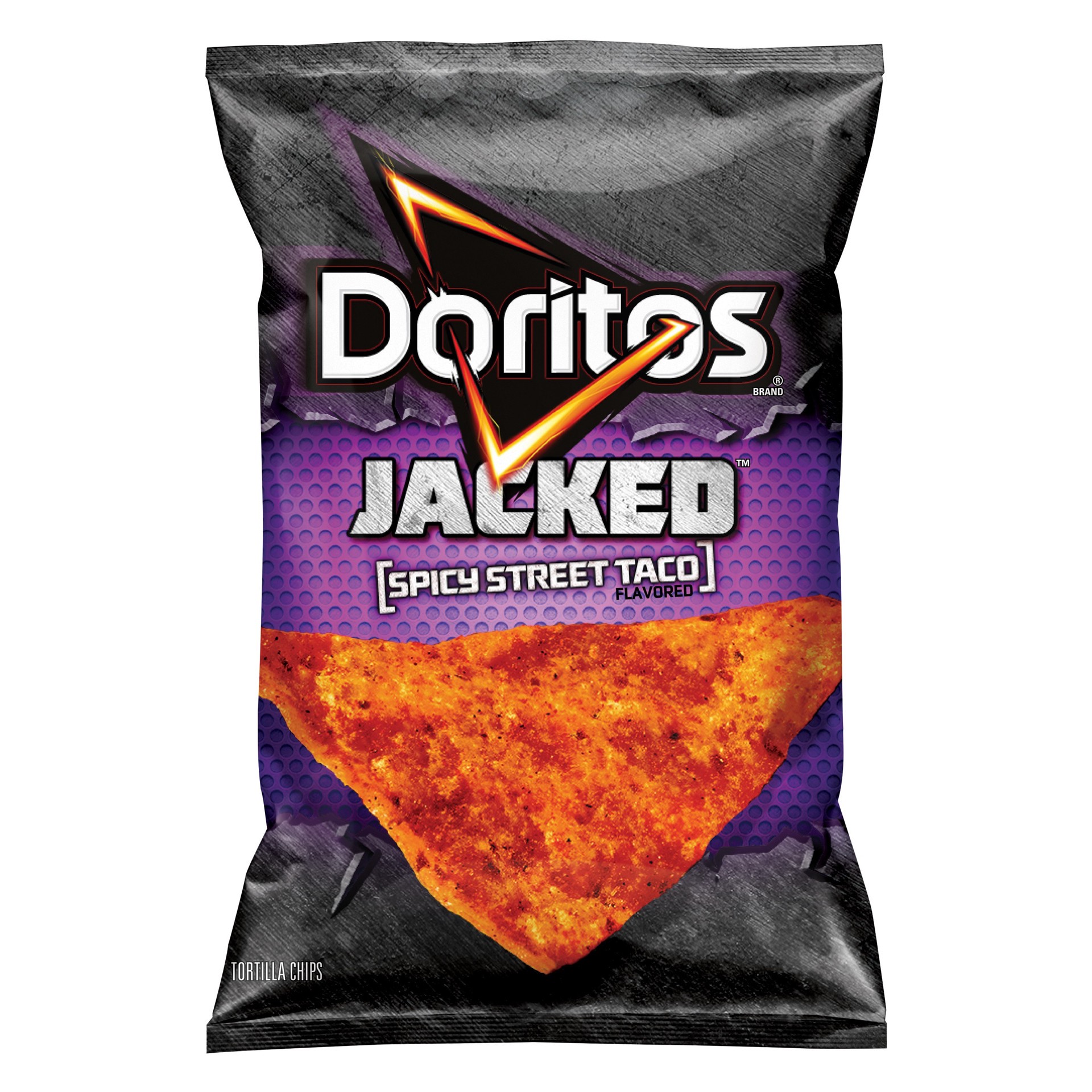 slide 1 of 1, Doritos Jacked Spicy Street Taco Flavor Tortilla Chips 10 Ounce Bag, 10 oz