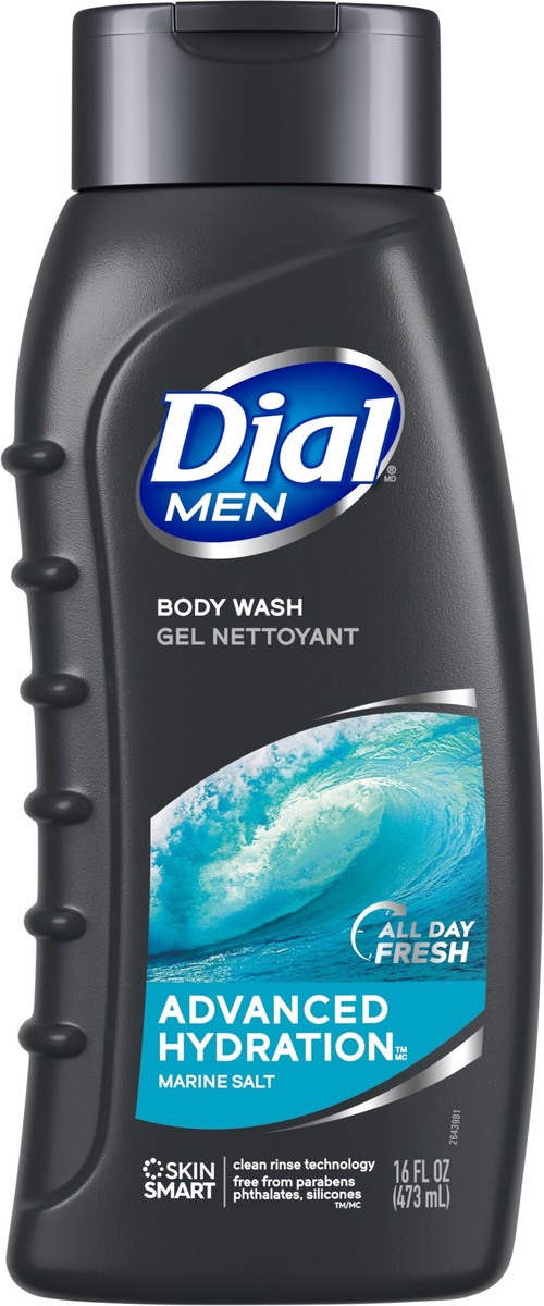 slide 3 of 3, Dial Men Body Wash, Advanced Hydration, 16 fl oz, 16 fl oz