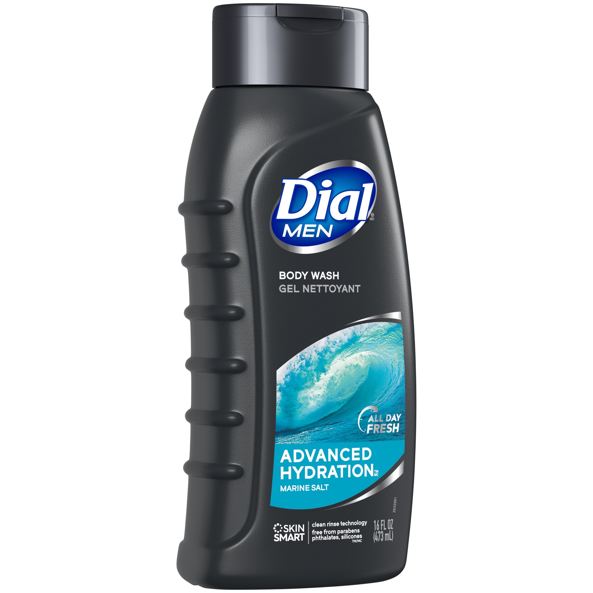 slide 1 of 3, Dial Men Body Wash, Advanced Hydration, 16 fl oz, 16 fl oz