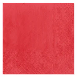 American Greetings 2-Ply Red Solid Napkins - 20 ct