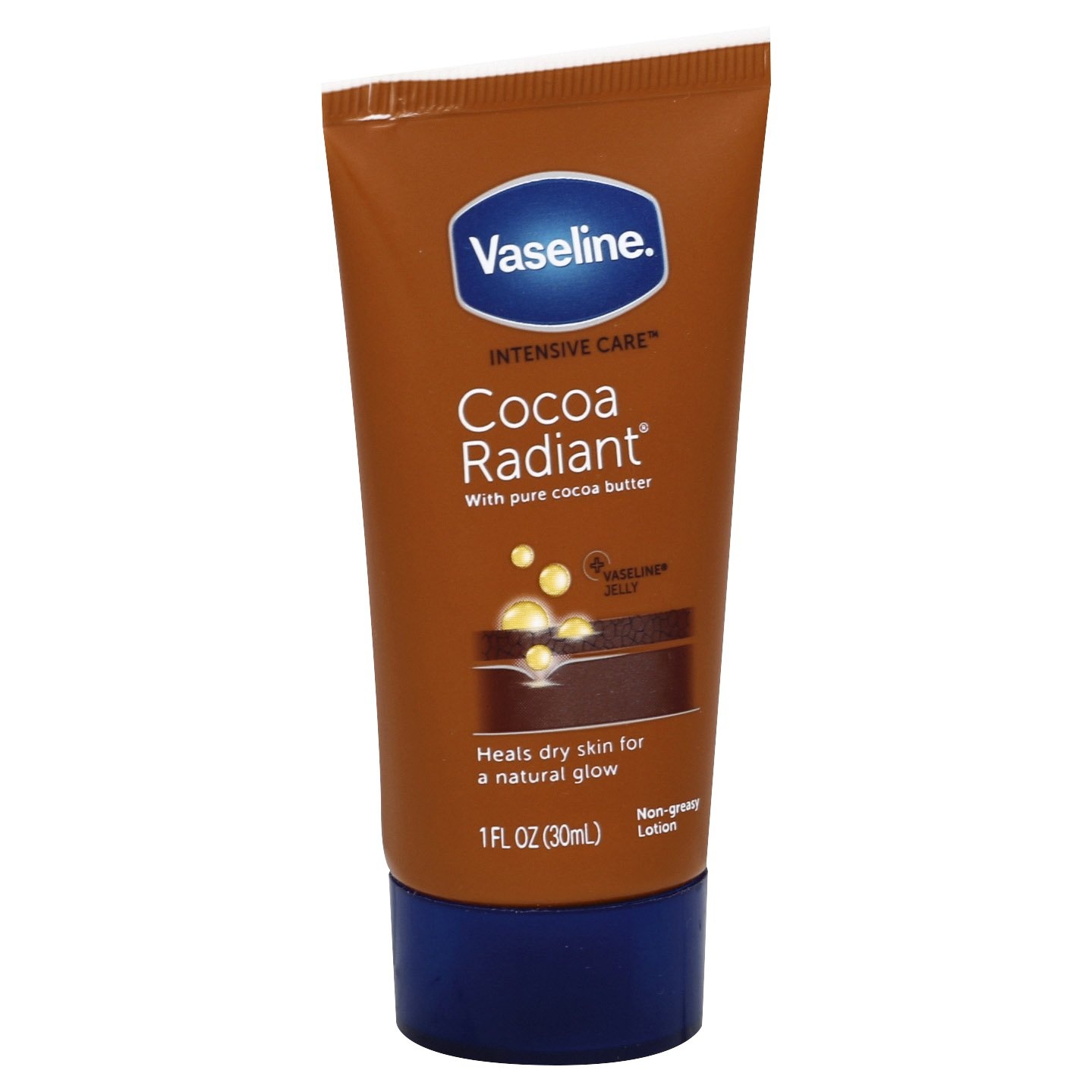 slide 1 of 1, Vaseline Cocoa Radiant Skin Care, 1 oz
