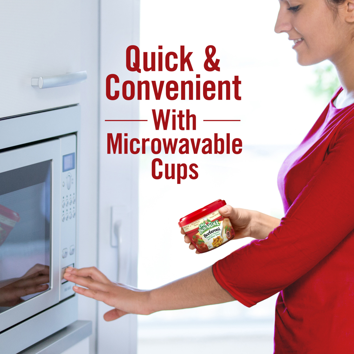 slide 7 of 8, Chef Boyardee Beefaroni, Pasta in Tomato and Meat Sauce, Microwavable Meal, 7.5 oz. Bowl, 7.5 oz