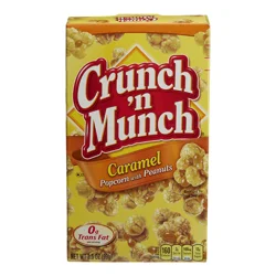 Crunch 'n Munch Caramel Popcorn with Peanuts 3.5 oz