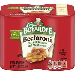 Chef Boyardee Beefaroni Value Pack