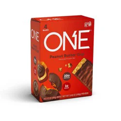 ONE Peanut Butter Cup Flavored Protein Bars, 2.12 oz (4 Count)
