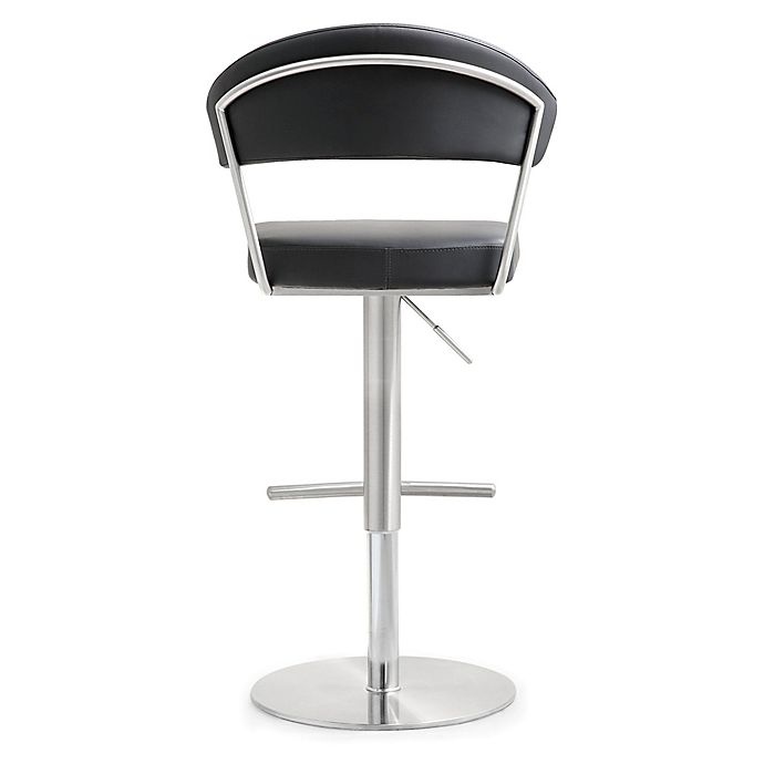 slide 3 of 5, TOV Furniture Cosmo Steel Bar Stool - Black, 1 ct