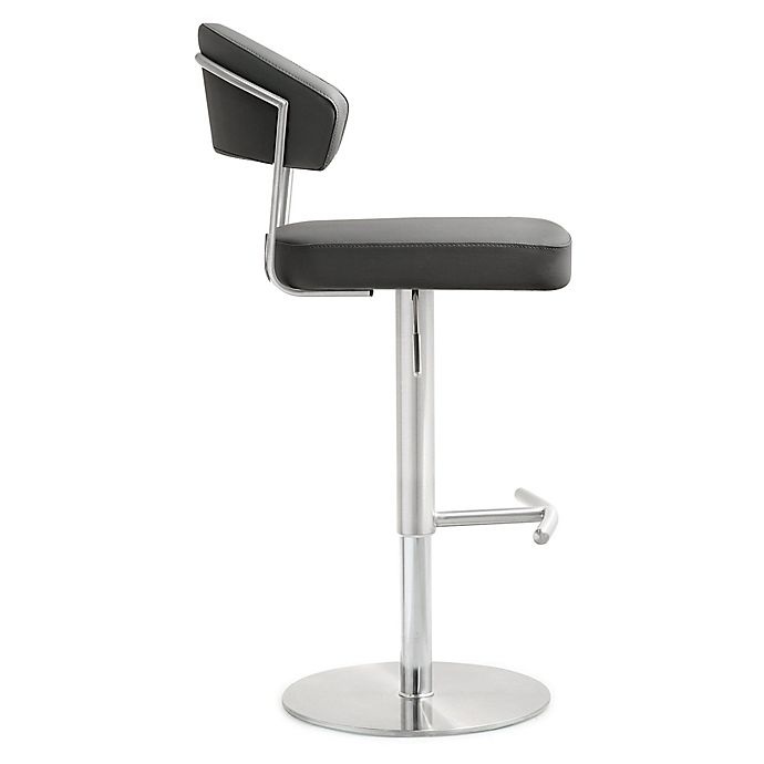 slide 2 of 5, TOV Furniture Cosmo Steel Bar Stool - Grey, 1 ct