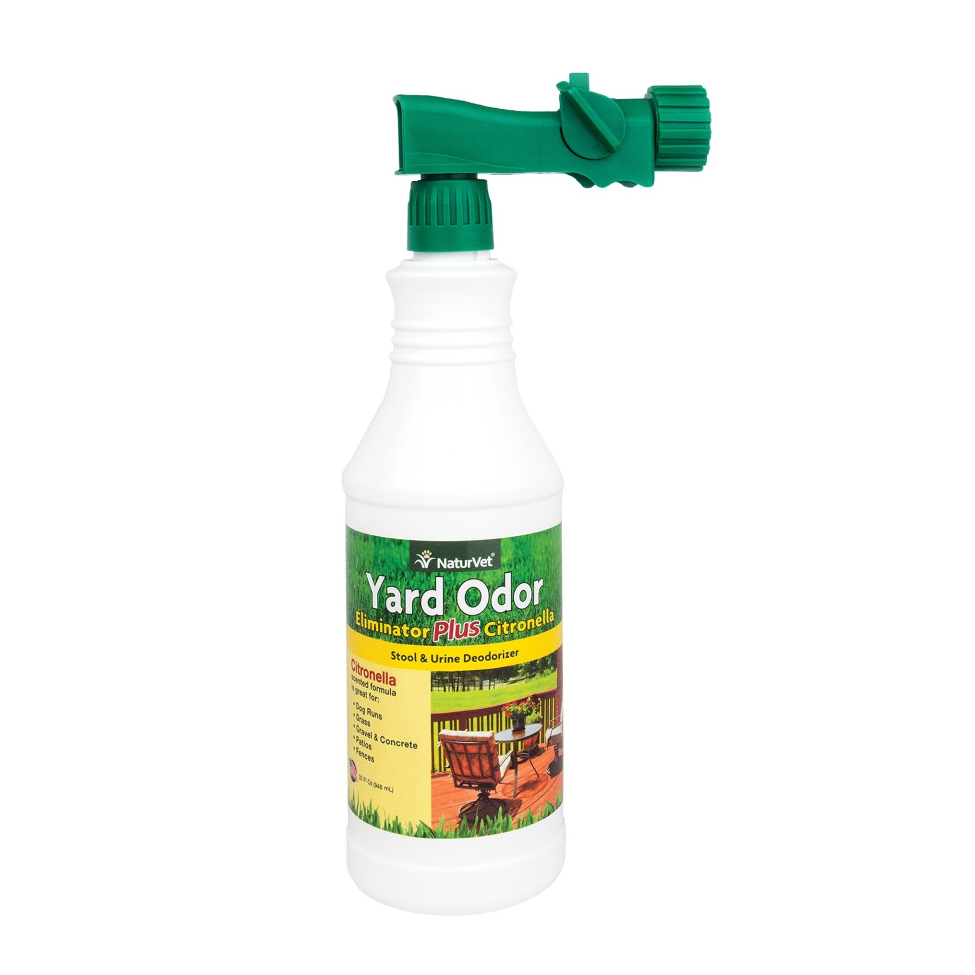 slide 1 of 1, NaturVet Yard Odor Eliminator Plus Citronella for Dogs, 32 fl oz