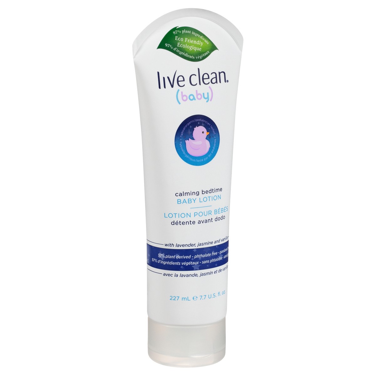 slide 2 of 9, Live Clean Baby Calming Bedtime Bubble Bath & Wash, 7.7 fl oz