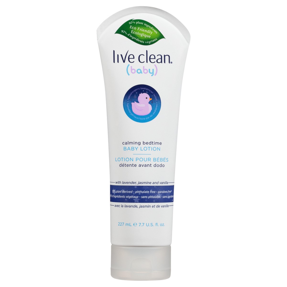 slide 1 of 9, Live Clean Baby Calming Bedtime Bubble Bath & Wash, 7.7 fl oz