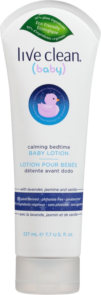 slide 7 of 9, Live Clean Baby Calming Bedtime Bubble Bath & Wash, 7.7 fl oz