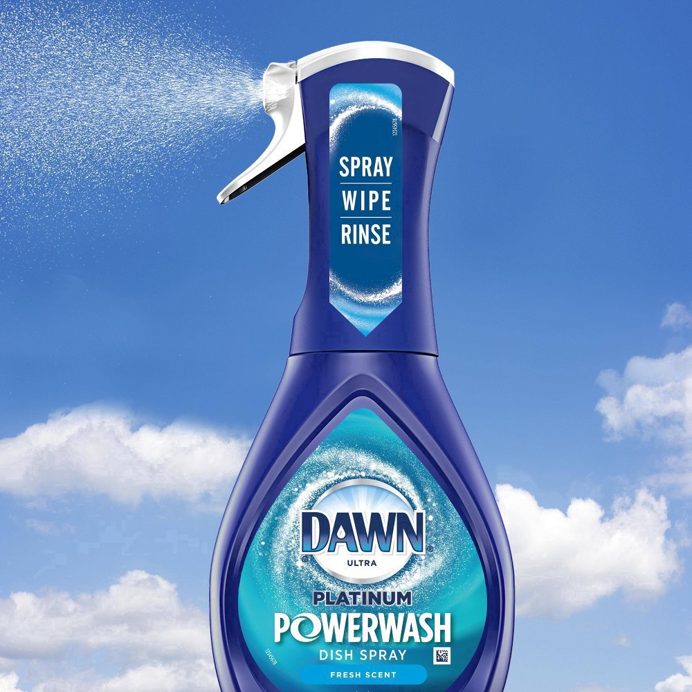 slide 14 of 125, Dawn Platinum Power Wash Fresh Scent Dish Spray, 16 fl oz