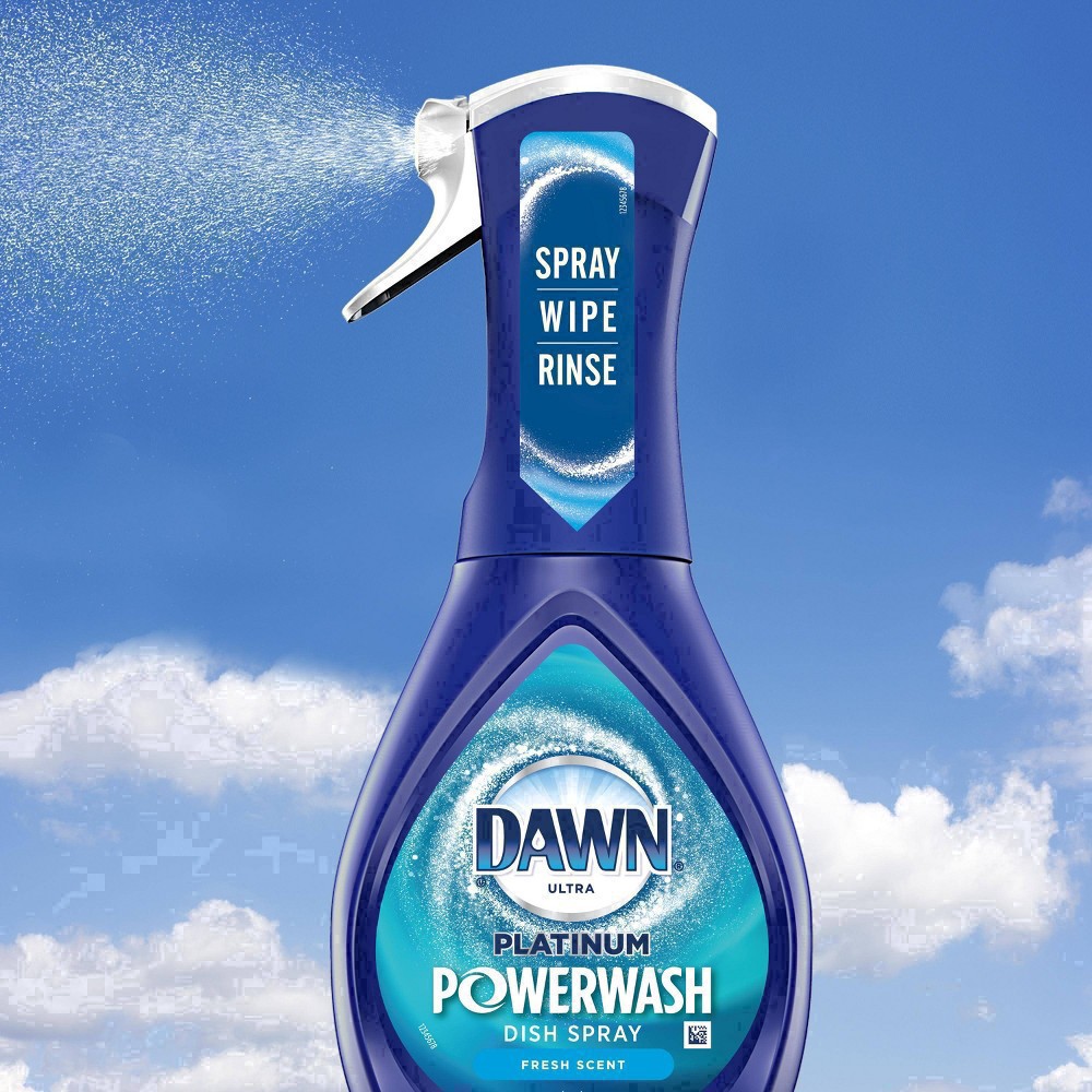 slide 15 of 125, Dawn Powerwash Fresh Dish Spray, Liquid Dish Soap Starter Kit, 16 Fl Oz, 16 fl oz