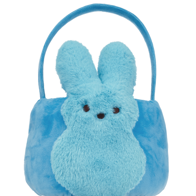 slide 1 of 1, Eas Peeps Basket - Blue, 1 ct