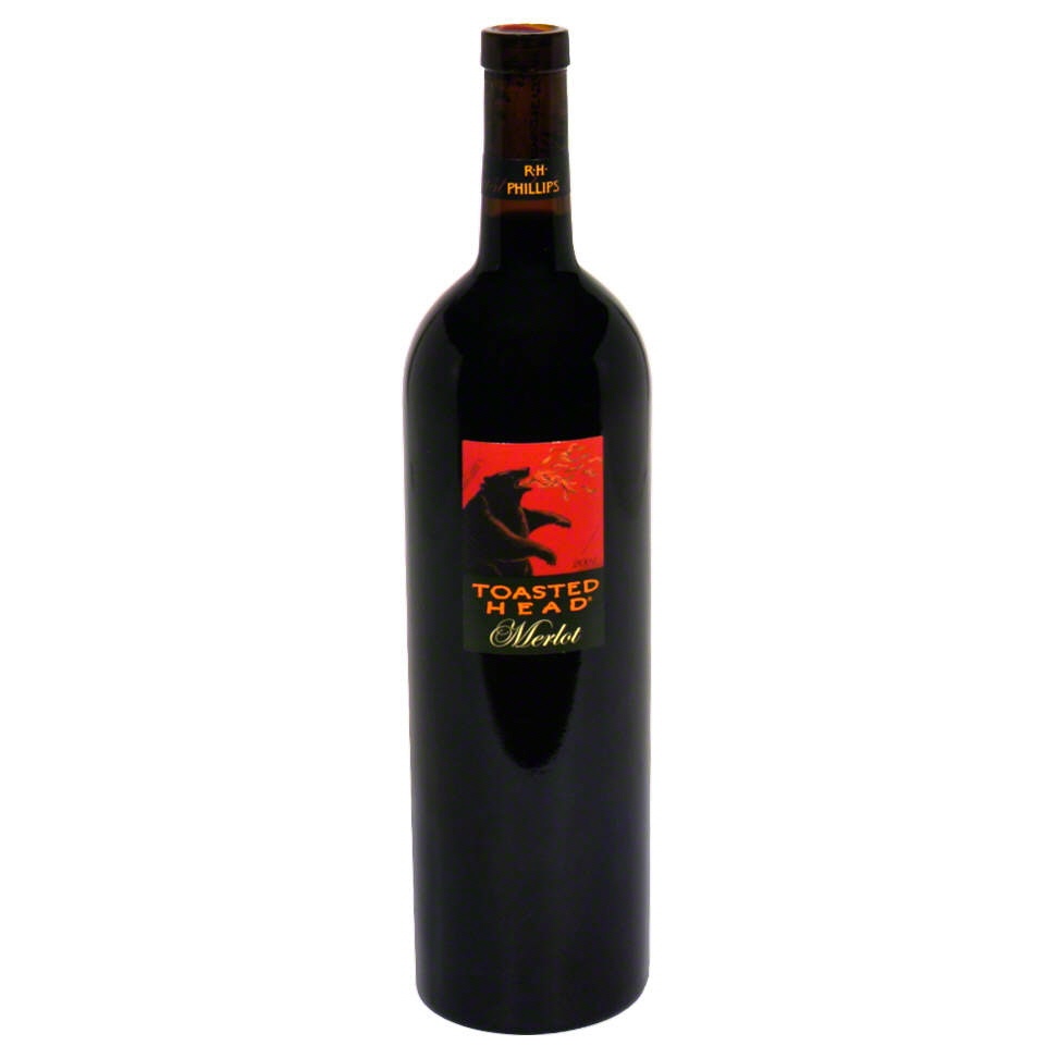 slide 1 of 1, Richard's Toasted Head Merlot, 750 ml