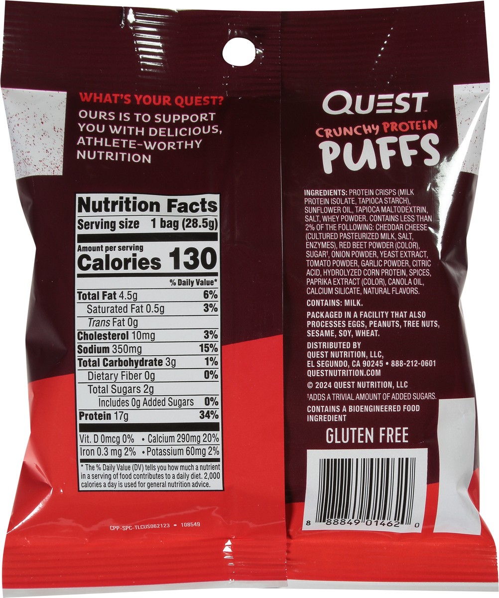 slide 10 of 14, Quest Cruncy Spicy Flavor Puffs 1 oz, 1 oz