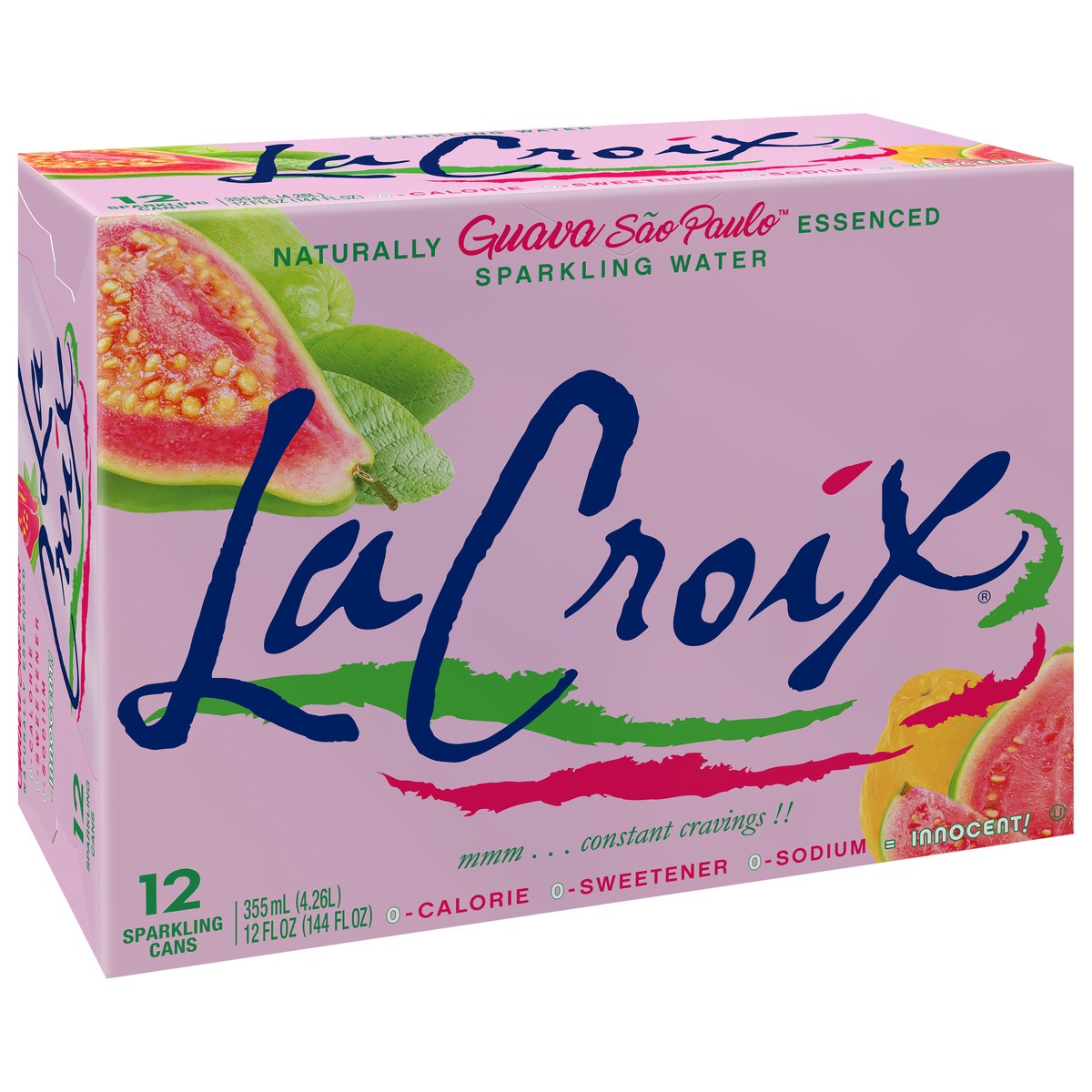 slide 4 of 7, La Croix Guava 12 Pack 12oz, 12 ct