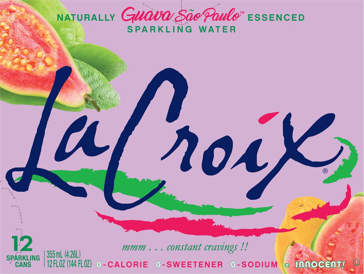 slide 2 of 7, La Croix Guava 12 Pack 12oz, 12 ct