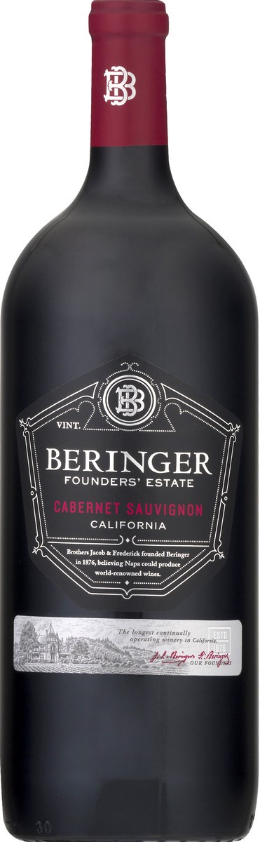 slide 3 of 10, Beringer Vineyards Founder's Estate Cabernet Sauvignon, 1.5 liter