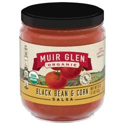 Muir Glen USDA Organic Black Bean and Corn Salsa, 16 oz