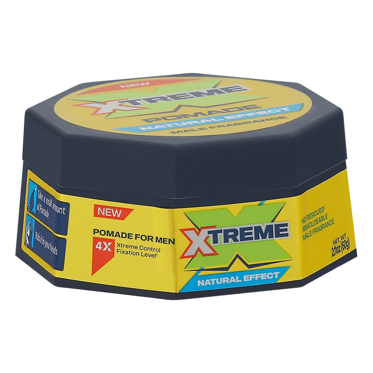 slide 4 of 9, Xtreme Natural Effect Pomade for Men 2.11 oz, 2.11 oz