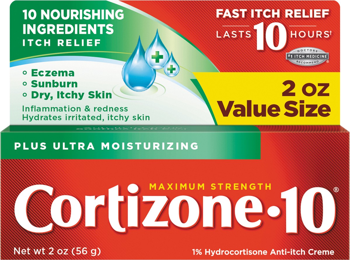 slide 7 of 11, Cortizone-10 Cortizone Plus Cream, 2 oz