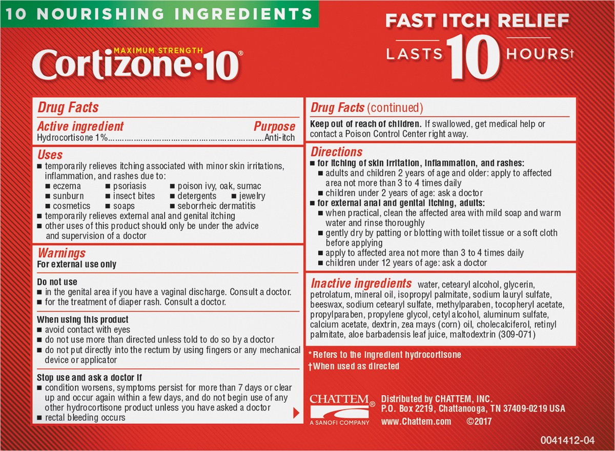 slide 4 of 11, Cortizone-10 Cortizone Plus Cream, 2 oz