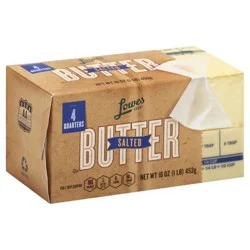 Lowes Foods Salted Butter Sticks - 16 oz