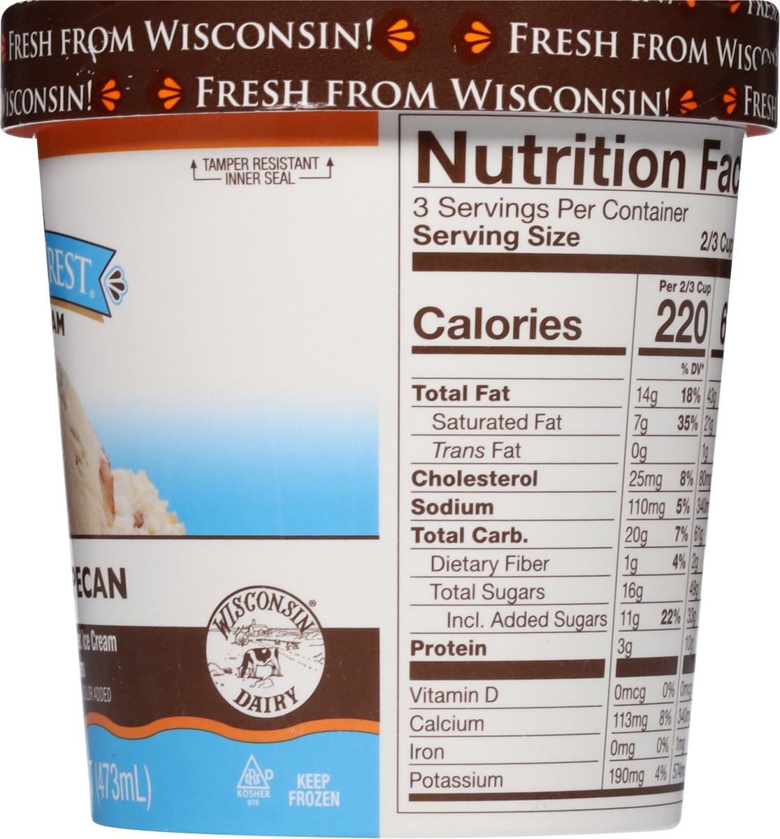 slide 4 of 14, Cedar Crest Butter Pecan Ice Cream 1 pt, 16 fl oz