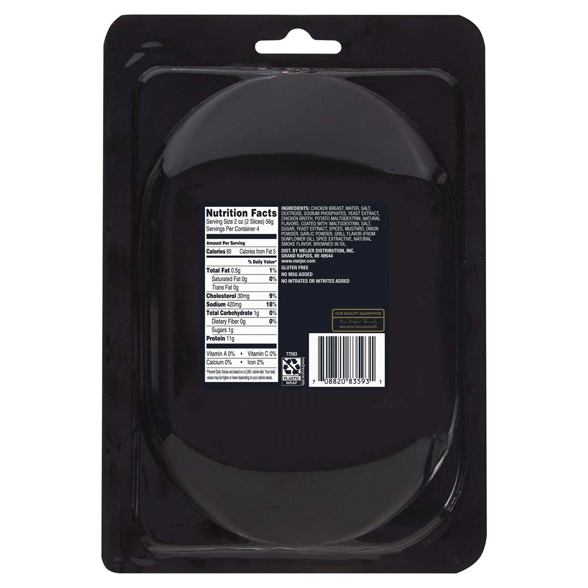 slide 2 of 5, FREDERIKS BY MEIJER Frederik's By Meijer Rotisserie Seasoned Chicken Breast, 8 oz, 8 oz