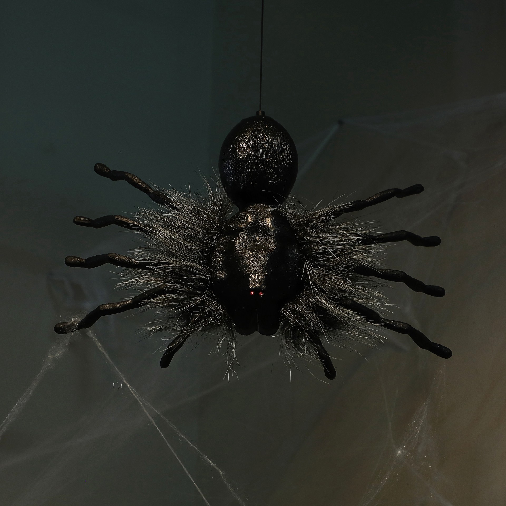 slide 4 of 5, 10.5" Led Black Sound Activated Dropping Spider By Ashland, 10.5 in