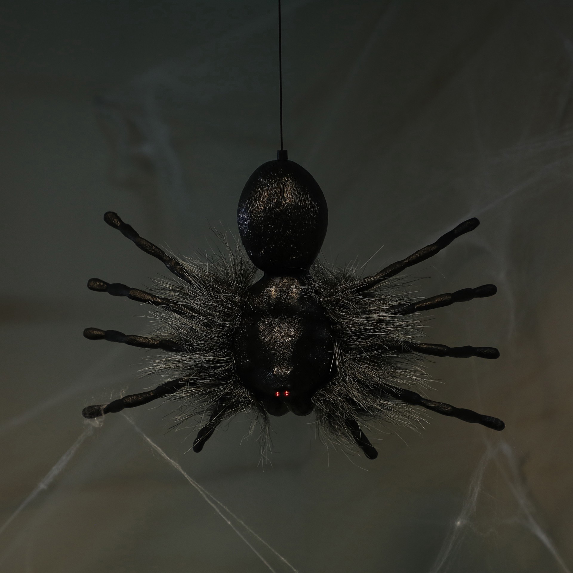 slide 2 of 5, 10.5" Led Black Sound Activated Dropping Spider By Ashland, 10.5 in