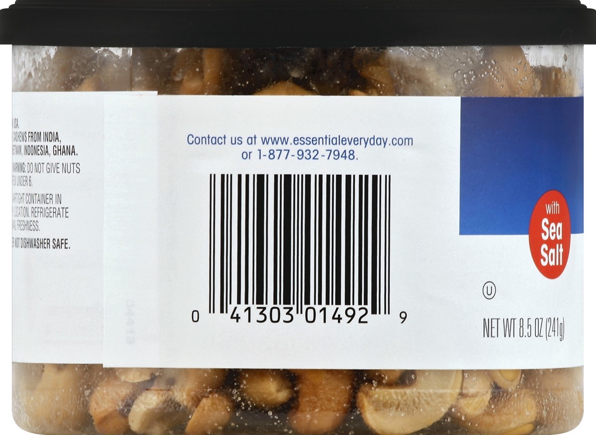 slide 4 of 6, Essential Everyday Whole Cashews, 8.5 oz
